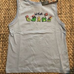 World Cup Soccer!🇺🇸Sonoma girls USA tank top.  Go USA!